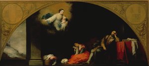 La storia della fondazione di Santa Maria Maggiore: Il sogno del patrizio da Bartolomé Esteban Murillo